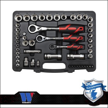 Dugókulcs készlet 1/4" - 3/8" - 1/2" Go-Through System (60059-WW)