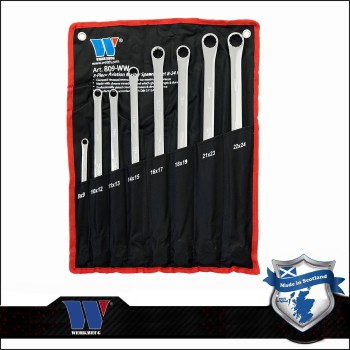 Csillag-csillagkulcs klt. egyenes extra-hosszú 8 db-os 10-24 mm (809-WW)