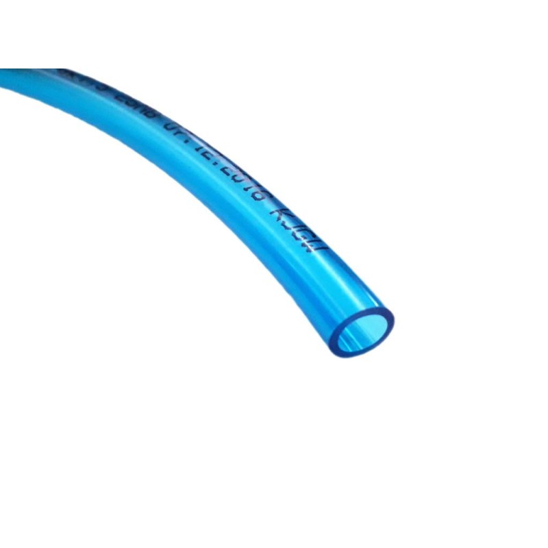 Alkatrészmosó ecsethez tömlő 8 x 1.5 benzin és olajálló - kék áttetsző (DN8-15) Alkatrészmosó ecsethez tömlő 8 x 1.5 benzin és olajálló - kék áttetsző (DN8-15)