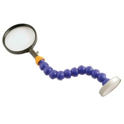 Nagyító 3x nagyítás - mágnestalppal, flexibilis szárral 95 mm lencse (LAS-5256) Nagyító 3x nagyítás - mágnestalppal, flexibilis szárral 95 mm lencse (LAS-5256)