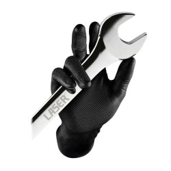 Kesztyű Grippaz 100% Nitril 9/L - dobozos 50 db-os - FEKETE (CON-37306) Kesztyű Grippaz 100% Nitril 9/L - dobozos 50 db-os - FEKETE (CON-37306)
