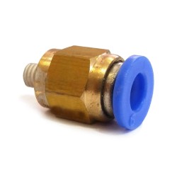 Levegős csatlakozó műanyag csőhöz 4 mm - KM- M6 (SPC04-M6)