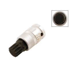 Rátűzőkulcs - crowa+bit 1/2" XZN - Spline M17 (LAS-5218)