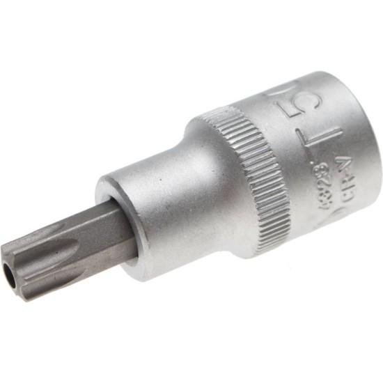 Rátűzőkulcs - crowa+bit 1/2" torx T50 lyukas (BGS-4328)