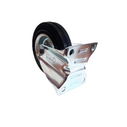 Kerék 125 mm - fix villás-talpas-tűgörgős-gumis kerék (K1201501225) Kerék 125 mm - fix villás-talpas-tűgörgős-gumis kerék (K1201501225)