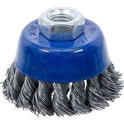 Drótcsiszoló fazékkefe BM menettel 65 mm (BGS-3980) Drótcsiszoló fazékkefe BM menettel 65 mm (BGS-3980)
