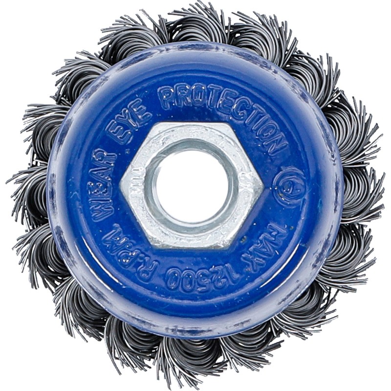 Drótcsiszoló fazékkefe BM menettel 65 mm (BGS-3980)