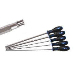 Csavarhúzó klt. XZN - Spline 5 db-os M4-M5-M6-M8-M10 (BGS-7924) Csavarhúzó klt. XZN - Spline 5 db-os M4-M5-M6-M8-M10 (BGS-7924)