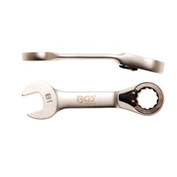 Csillag-villás racsnis rövid, irányváltós 18 mm (BGS-30718)