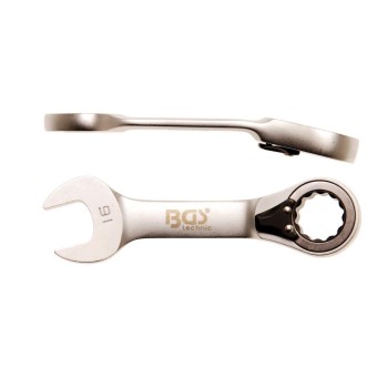 Csillag-villás racsnis rövid, irányváltós 16 mm (BGS-30716) Csillag-villás racsnis rövid, irányváltós 16 mm (BGS-30716)