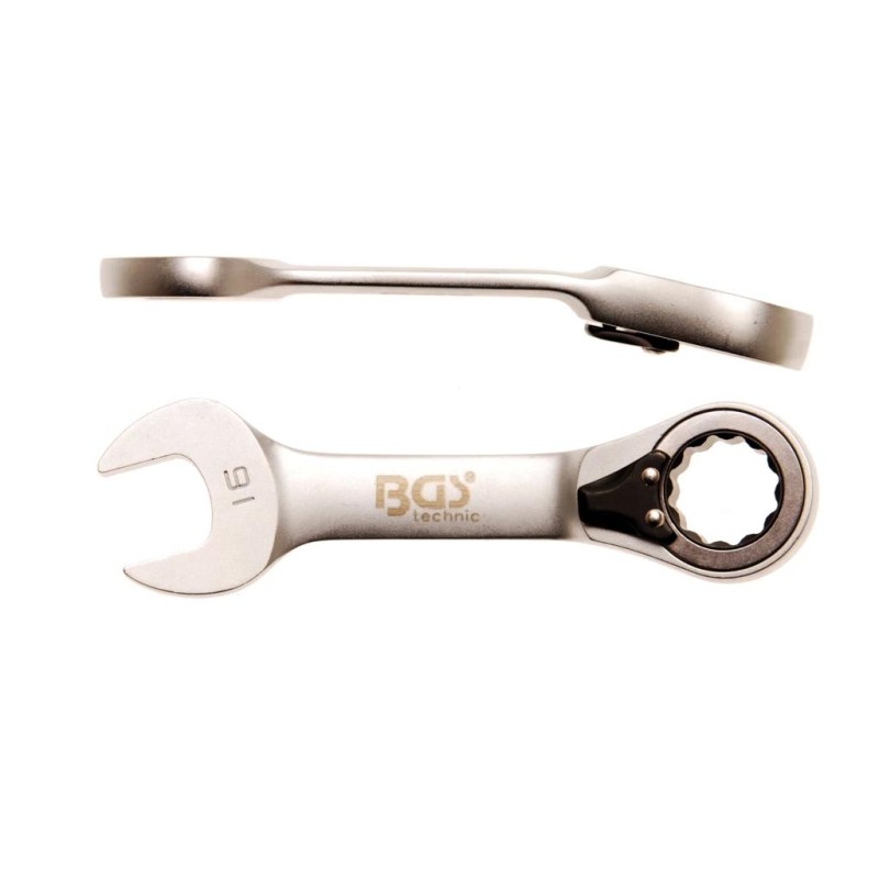 Csillag-villás racsnis rövid, irányváltós 16 mm (BGS-30716) Csillag-villás racsnis rövid, irányváltós 16 mm (BGS-30716)