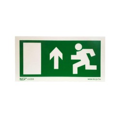 Tábla utánvilágítós öntapadós menekülési irány Fel 200x100 UV200 (MJ002) Tábla utánvilágítós öntapadós menekülési irány Fel 200x100 UV200 (MJ002)