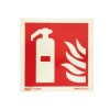 Tábla utánvilágítós öntapadós Tűzoltókészülék 150x150 UV200 (TT004)