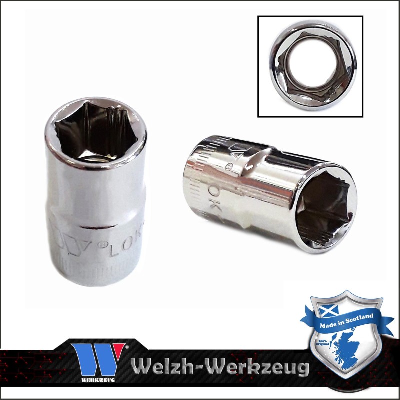 Lok-Typ Dugókulcs - crowafej 3/8" 13 mm 6 lap alacsony (1233-6-WW)