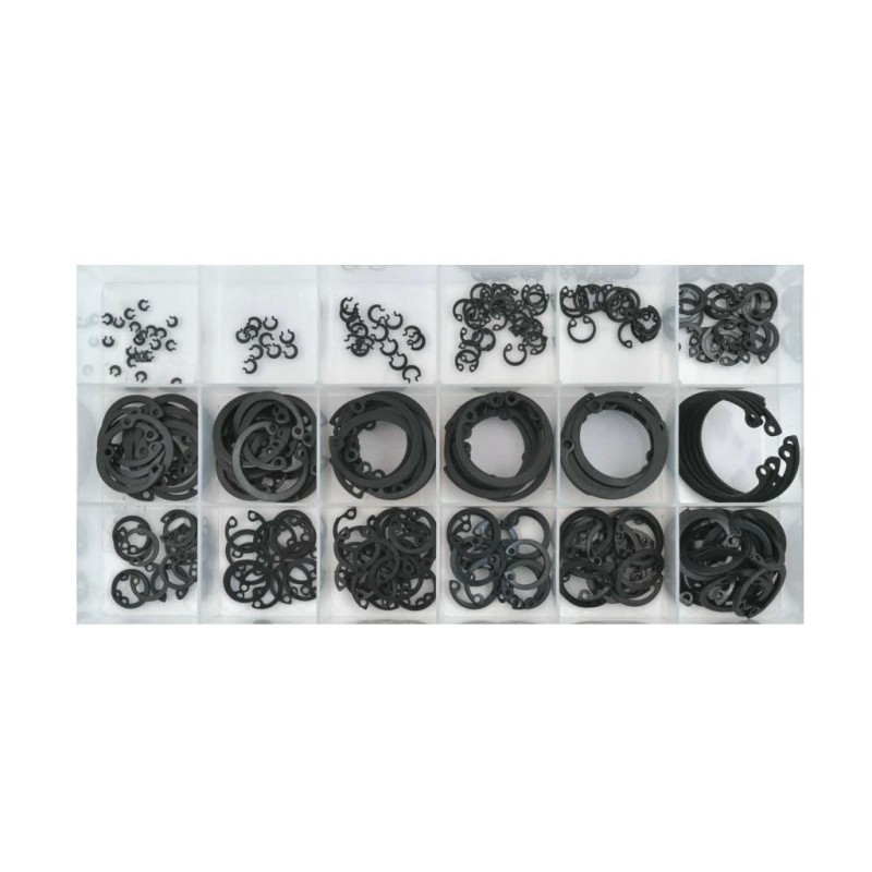 Seegergyűrű belső készlet 300 db-os 3-32 mm (SEN6154520K) Seegergyűrű belső készlet 300 db-os 3-32 mm (SEN6154520K)