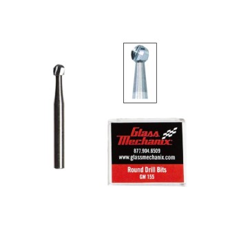 Szélvédő javító gyémánt-karbid fúrószár 1 db 0.8 mm gömbfejű FG2 (GM155)
