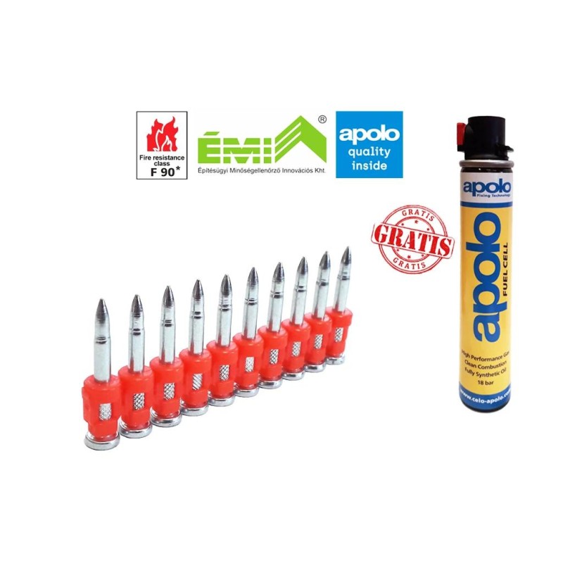 Betonszög 27 x 2,6 mm Trakit XHA Extra 1000 db + Patron (9271000XHA) Betonszög 27 x 2,6 mm Trakit XHA Extra 1000 db + Patron (9271000XHA)