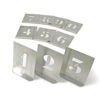 Tábla acél sablon készlet 0-9-ig 70mm (KEN5610700K) Tábla acél sablon készlet 0-9-ig 70mm (KEN5610700K)
