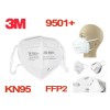 Légzésvédő maszk - FFP2 - KN95 szelep nélküli, fülpánttal, professzionális, 3M (9501+) Légzésvédő maszk - FFP2 - KN95 szelep nélküli, fülpánttal, professzionális, 3M (9501+)