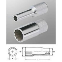 Dugókulcs - crowafej 1/2' 12 szög hosszú 17 mm Genius ( 437817 ) Dugókulcs - crowafej 1/2' 12 szög hosszú 17 mm Genius ( 437817 )