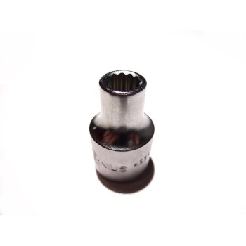 Dugókulcs - crowafej 1/2' 12 szög normál 09 mm Genius ( 433809 )