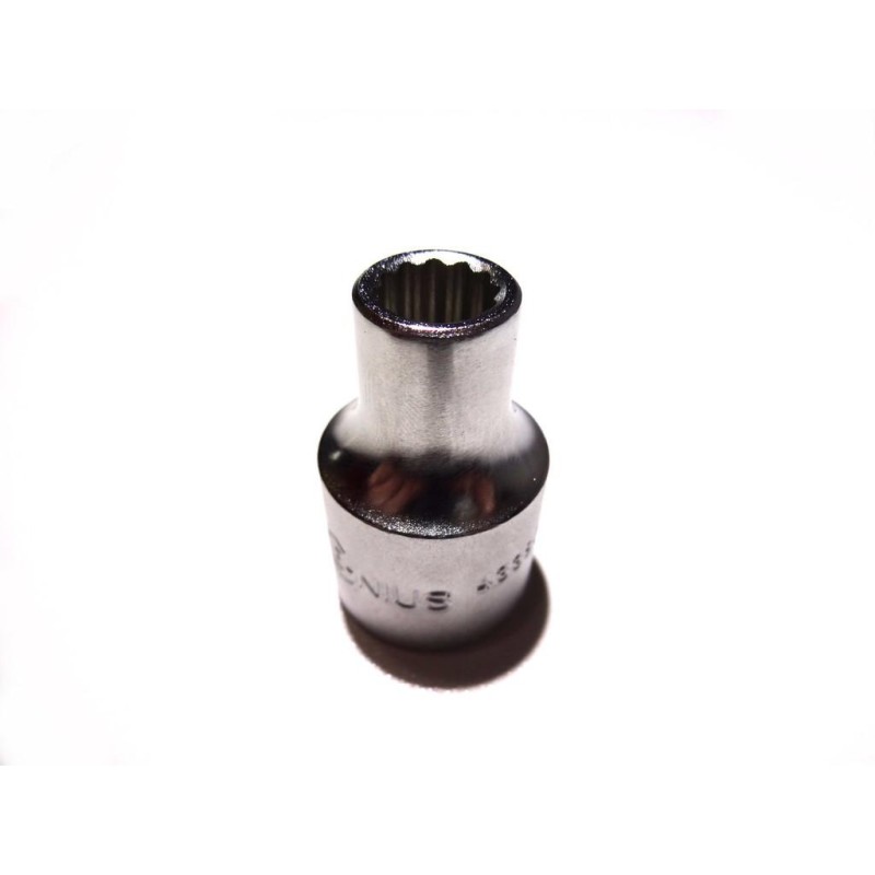 Dugókulcs - crowafej 1/2' 12 szög normál 09 mm Genius ( 433809 )