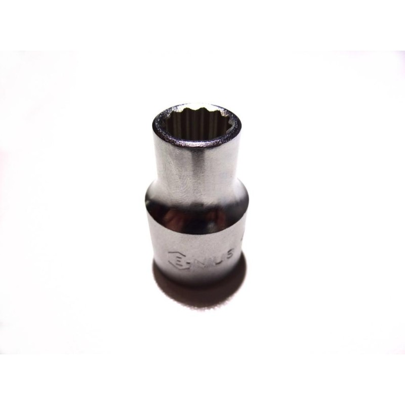 Dugókulcs - crowafej 1/2' 12 szög normál 11 mm Genius ( 433811 )