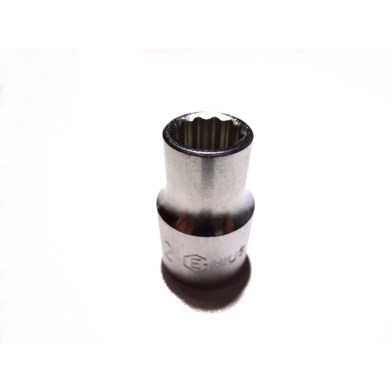 Dugókulcs - crowafej 1/2' 12 szög normál 12 mm Genius ( 433812 )