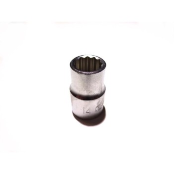 Dugókulcs - crowafej 1/2' 12 szög normál 14 mm Genius ( 433814 )