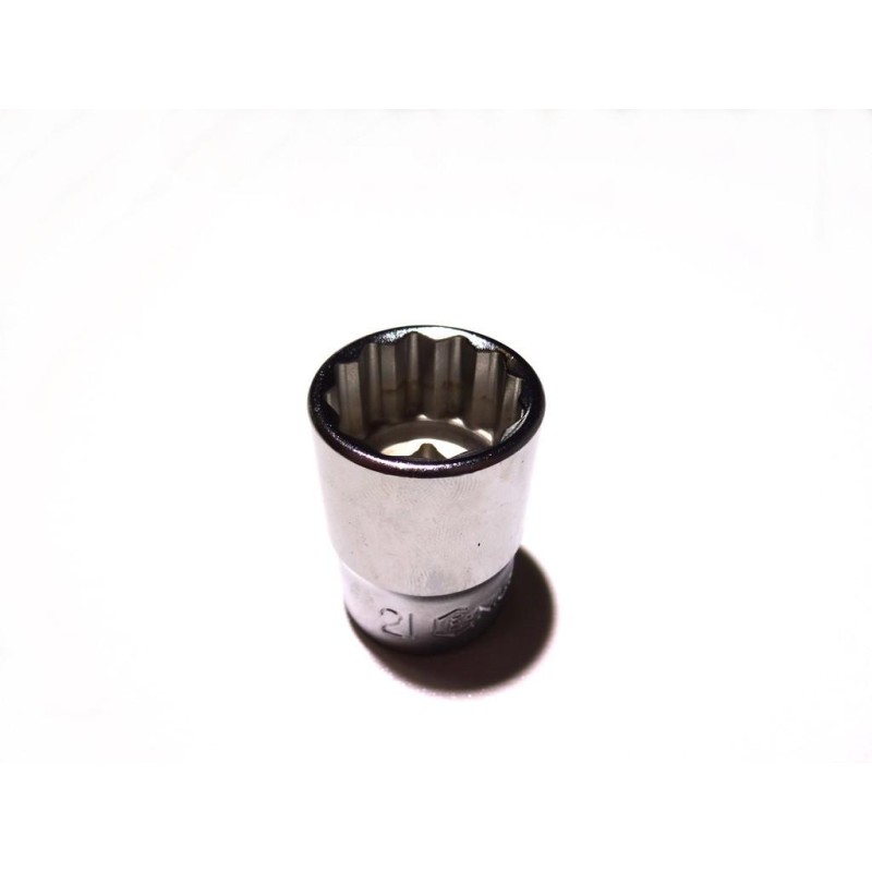 Dugókulcs - crowafej 1/2' 12 szög normál 21 mm Genius ( 433821 ) Dugókulcs - crowafej 1/2' 12 szög normál 21 mm Genius ( 433821 )