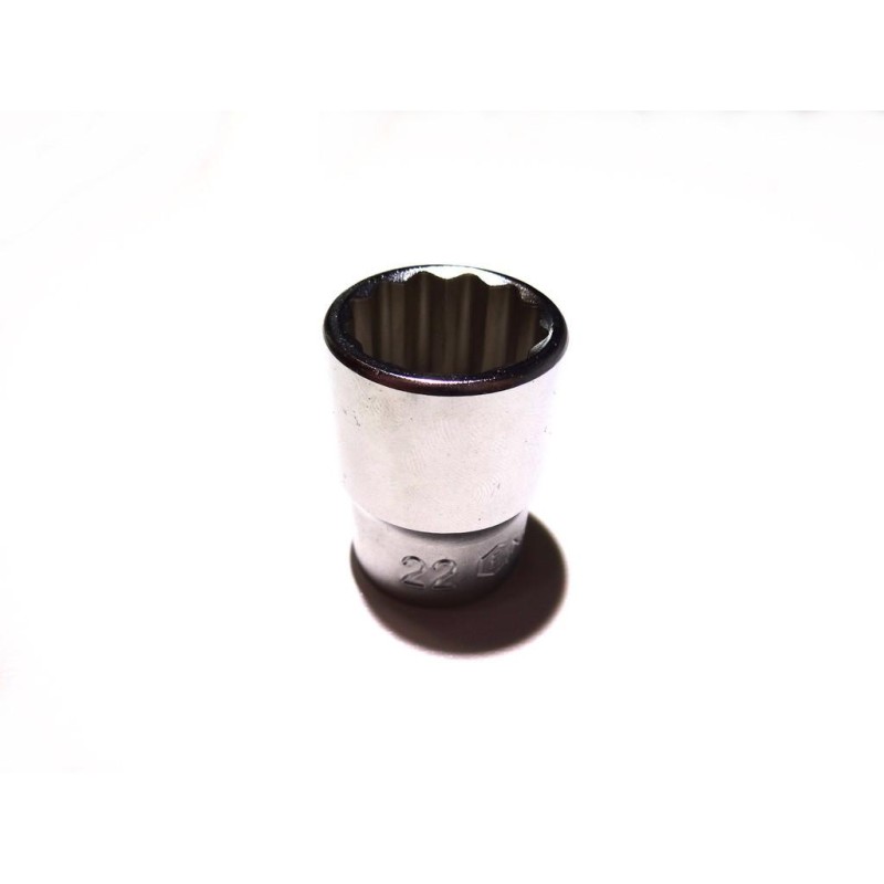 Dugókulcs - crowafej 1/2' 12 szög normál 22 mm Genius ( 433822 )