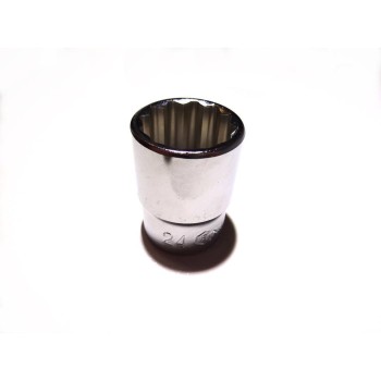 Dugókulcs - crowafej 1/2' 12 szög normál 24 mm Genius ( 433824 )