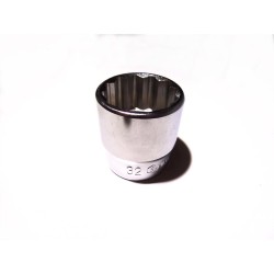 Dugókulcs - crowafej 1/2' 12 szög normál 32 mm Genius ( 433832 ) Dugókulcs - crowafej 1/2' 12 szög normál 32 mm Genius ( 433832 )