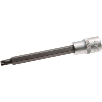 Rátűzőkulcs - crowa+bit 1/2' XZN - Spline M08 x 140 mm BGS (BGS-4332)