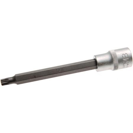 Rátűzőkulcs - crowa+bit 1/2' XZN - Spline M08 x 140 mm BGS (BGS-4332)