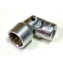 Dugókulcs - crowafej 1/4' 12 szög csuklós 10 mm Genius (253510) Dugókulcs - crowafej 1/4' 12 szög csuklós 10 mm Genius (253510)