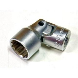 Dugókulcs - crowafej 1/4' 12 szög csuklós 13 mm Genius (253513) Dugókulcs - crowafej 1/4' 12 szög csuklós 13 mm Genius (253513)
