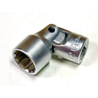 Dugókulcs - crowafej 1/4' 12 szög csuklós 14 mm Genius (253514)