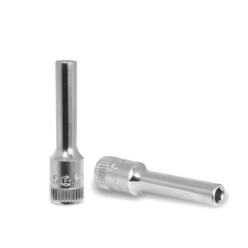 Dugókulcs - crowafej 1/4' 6 lap hosszú 04,5 mm Genius ( 2252045 )