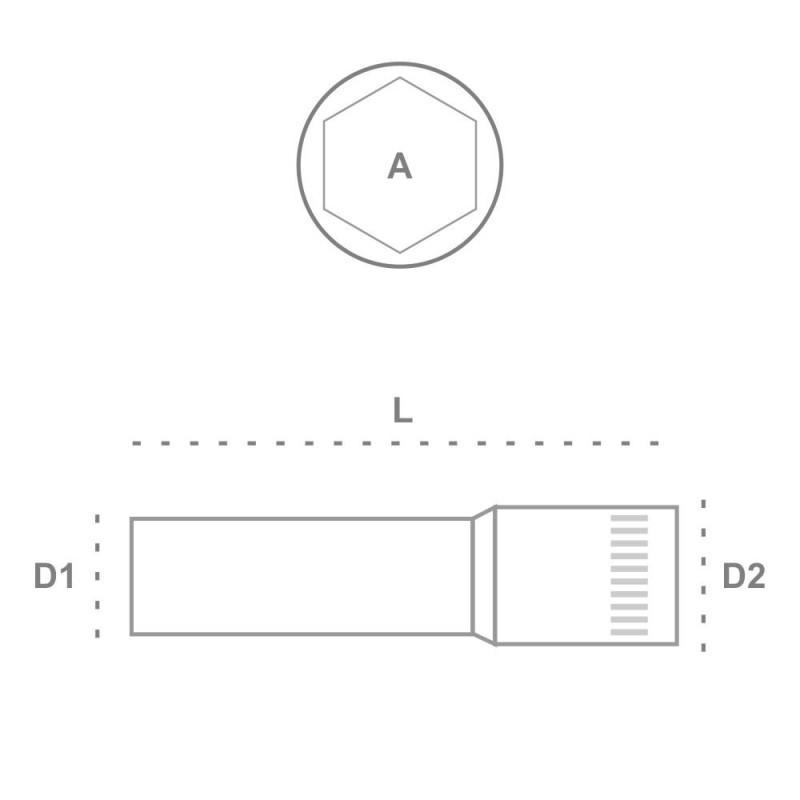 Dugókulcs - crowafej 1/4' 6 lap hosszú 12 mm Genius ( 225212 ) Dugókulcs - crowafej 1/4' 6 lap hosszú 12 mm Genius ( 225212 )