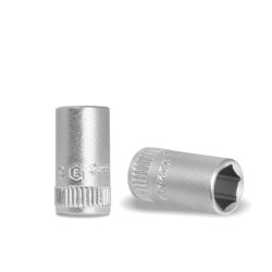 Dugókulcs - crowafej 1/4' 6 lap normál 10 mm Genius ( 222510 ) Dugókulcs - crowafej 1/4' 6 lap normál 10 mm Genius ( 222510 )