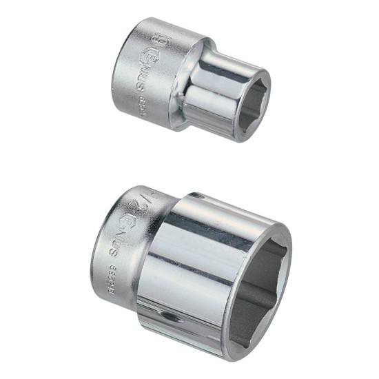 Dugókulcs - crowafej 3/4' 6 lap normál 30 mm Genius ( 625230 )