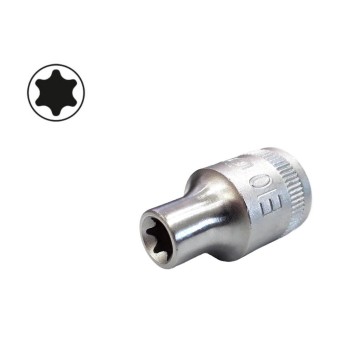 Dugókulcs - crowafej 3/8' belső torx E10 Genius (353510)