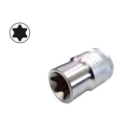 Dugókulcs - crowafej 3/8' belső torx E20 Genius (353520) Dugókulcs - crowafej 3/8' belső torx E20 Genius (353520)