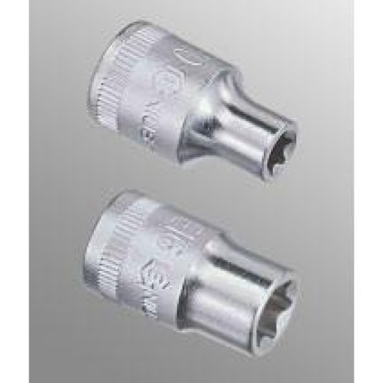 Dugókulcs - crowafej 1/2' belső torx E18 Genius (454518)