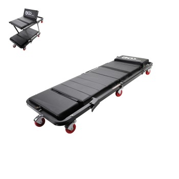 Aláfekvő fém 6 kerekű kétfunkciós 2:1 fekpad + ülő gurulós pad egyben (BGS-2995) Aláfekvő fém 6 kerekű kétfunkciós 2:1 fekpad + ülő gurulós pad egyben (BGS-2995)