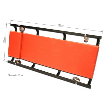 Aláfekvő fém 4 kerekű 36' (TR6453) Aláfekvő fém 4 kerekű 36' (TR6453)