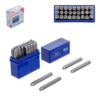 Beütő készlet BETÛ 04 mm-es BGS (BGS-2031) Beütő készlet BETÛ 04 mm-es BGS (BGS-2031)
