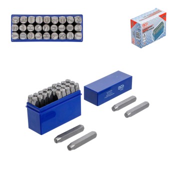 Beütő készlet BETÛ 08 mm-es BGS (BGS-2034) Beütő készlet BETÛ 08 mm-es BGS (BGS-2034)