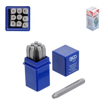 Beütő készlet SZÁM 02 mm-es BGS (BGS-3031) Beütő készlet SZÁM 02 mm-es BGS (BGS-3031)